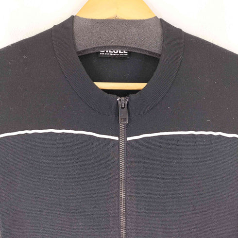 ディーゼル DIESEL K-WICHITA ZIP ノーカラー ニット ジップアップジャケット メンズ  S